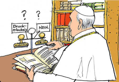 Zeichnung Imprimatur